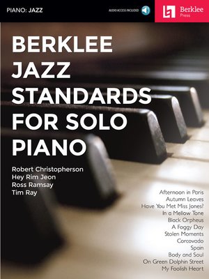 cover image of Berklee Jazz Standards for Solo Piano